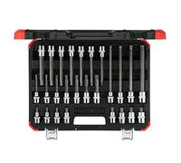 (TG. 1/2''-1,3 cm) Gedore - Set di inserti per cacciavite, 1/2", XZN, 26 pezzi -