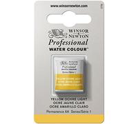 (TG. 1/2 godet) Winsor & Newton Acquerelli colorati 1/2 godet OCRE JAUNE CLAIR -