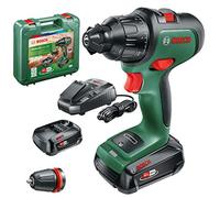(TG. 1/2_pollice) Bosch Trapano a batteria AdvancedImpact 18 (2 batterie, sistem