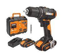 (TG. 1/2_pollice) WORX - Trapano avvitatore senza fili 20 V-2 Ah- 40 Nm ⌀13 mm