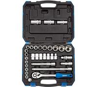 (TG. 1/2-pollici) Draper HD33AM Square Drive mm/AF Combined socket set, blu, 1/5