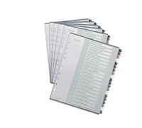 (TG. 1-20) Leitz 12390000 - Registro per formato A4, confezione da 6, copertina