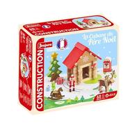 (TG. 1:22) La cabane du Pere Noël - Jeu de construction - JEUJURA - 60 pieces -