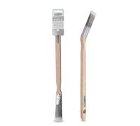 (TG. 1" (25 mm)) Axus Décor - Pennello con manico lungo e collo ad angolo, 3 cm