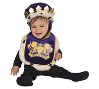 (TG. 1-2años) Rubie's Funny Costumes Costume da RE con Bavaglino e Cappello (51