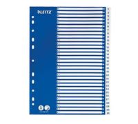 (TG. 1-31 Index) Leitz A4 in cartone e plastica resistente, blu/bianco 1-31 Inde