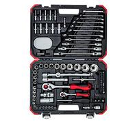 (TG. 1/4 + 1/2 Zoll) GEDORE R46003092 Red Chiavi a Bussola, 92 Pezzi, con cricch
