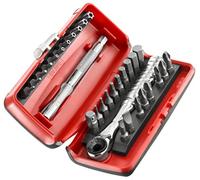 (TG. 1/4) Facom R.PEJ31PB Set punte a cricchetto 1/4" 31 pz. Dimensione 1/4" - N