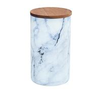 (TG. 1.4 L) WENKO Barattolo Mio, barattolo in vetro borosilicato effetto marmo b