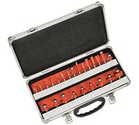 (TG. 1/4") Silverline, Set di punte fresatrici in metallo duro, 24 pz. - 656577