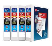 (TG. 1.5 Inches) Avery Heavy Duty 2,5 cm One Touch Ezd View Binder, 79199, bianc