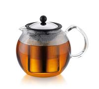 (TG. 1.5 l) Bodum 1802-16, Assam, Teiera a pistone con filtro, 1,5 L, inox brill