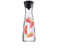(TG. 1,5 L) WMF 0617726040 Decanter per Acqua Basic, Vetro, Nero - NUOVO
