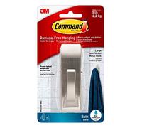 (TG. 1.5699999999999998 x 3.78 x 6.65 cm) 3M - Gancio Command per bagno, in stil