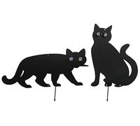 (TG. 1.6 x 37 x 29 cm) WENKO DIE BESSERE IDEE Gatti spaventapasseri Set di 2 - N