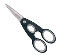 (TG. 1.7 x 8.8 x 21.5 cm) Fiskars Forbici da Cucina, Acciaio, Nero/Grigio, 1.7 x