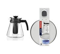 (TG. 1,70 L) Tescoma 646624 Teo Teiera con Filtro, Vetro, 1.7 L & 420944 Retina