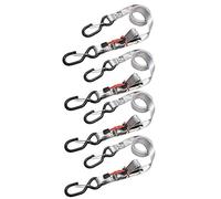 (TG. 1.8 m x 25 mm) Master Lock 3062EURDAT Cinghie di Fissaggio con Moschettone,