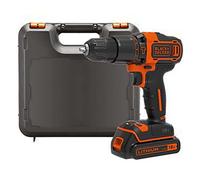 (TG. 1 Batteria) Black+Decker BDCHD18K-QW Trapano/Avvitatore con Percussione, 18