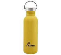 (TG. 1) Bot. ac. inox Basic 750ml S/S tapón - Amarillo - NUOVO