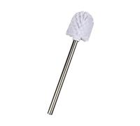 (TG. 1 - confezione) Wenko Scopino WC con Manico in Acciaio Opaco Ø 8x35cm Scop