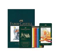 (TG. 1 count (Pack of 1)) Faber-Castell Blocco da disegno A4 e scatola di 12 mat