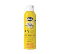 (TG. 1 g (Confezione da 1)) Chicco Spray Solare Protezione SPF 50 + Per Bambini,