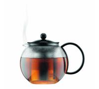 (TG. 1 l + 2 x 0.35 ml) Bodum Assam Set Teiera con Filtro in Inox e 2 Tazze in V
