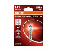 (TG. 1 Lampada) OSRAM NIGHT BREAKER LASER H1, +150% di luminosit in più, lampa