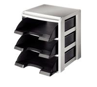 (TG. 1) Leitz MyBox Vassoio organizer con maniglia, Formato L, Impermeabile, Bia