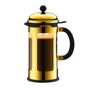 (TG. 1 litro) Chambord, Caffettiera con filro dorata, capacit 1 litro, per ca.