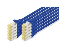 (TG. 1 m - 10 Stück) DIGITUS Cavo LAN Cat 6A - 1m - 10 pezzi - Cavo di rete RJ4