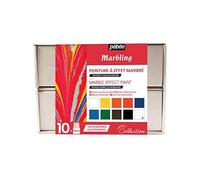 (TG. 1 ml (Confezione da 450)) Pébéo - Cofanetto Collezione Marbling - Kit Pit