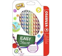 (TG. 1 Packung) STABILO EASYcolors, Matita Colorata Ergonomica per Mancini, Astu