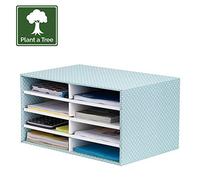 (TG. 1 pezzo) Bankers Box Classificatore da Tavolo a 8 Scomparti, Cartone Ricicl
