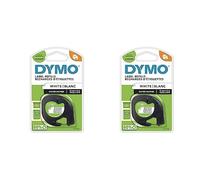 (TG. 1 Pezzo (Confezione da 2)) Dymo LetraTag etichette di carta autoadesiva, ro