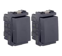 (TG. 1 pezzo (Confezione da 2)) Vimar 0R16005 Idea Deviatore elettrico a muro 1P