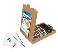 (TG. 1 pezzo) Easel Artist Set-All Media-48 Pieces - NUOVO