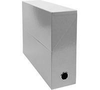 (TG. 1 pezzo) Exacompta 89937E Scatola per progetti Dorso 90mm IDERAMA grigio -