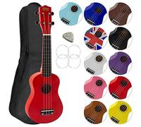 (TG. 1 Pezzo) Mad About Red Star 2030-RD Ukulele Rosso - NUOVO