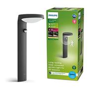 (TG. 1 Pezzo) Philips LED Tyla, Paletto Alto da Esterni, Luce Bianca Calda, Sens