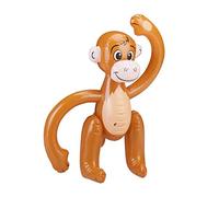 (TG. 1 pezzo) Relaxdays Scimmia, Scimmietta, Animali Gonfiabili Safari, per Fest