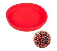 (TG. 1 pezzo) Relaxdays Stampo in Silicone per Crostate, Quiche, Tortini, Lavabi