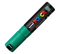 (TG. 1 pezzo) Uni-Ball M PC8K B Marcatore Uni Posca a Tempera, a Scalpello, 8 mm