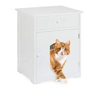 (TG. 1 Pz.) Relaxdays 10027511 Mobiletto Lettiera per Gatti, con Cassetto, Modka