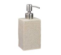 (TG. 1 pz.) Relaxdays Dispenser di Sapone Manuale, 200ml, Portasapone Ricaricabi