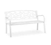 (TG. 1 pz.) Relaxdays Panca da Giardino, a 2 Posti, Resistente alle Intemperie,