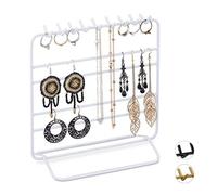 (TG. 1 pz.) Relaxdays Portagioie, per Collane, Orecchini, Bracciali, Organizer p