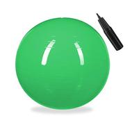 (TG. 1 pz.) Relaxdays, verde, Palla da Ginnastica, Fitnessball Yoga & Pilates, S