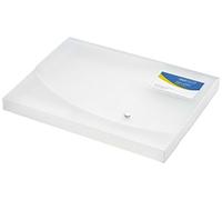 (TG. 1) Rapesco 0708 Valigetta/Cartellina con Clip, A4+, Capacit 25 mm, Traspar
